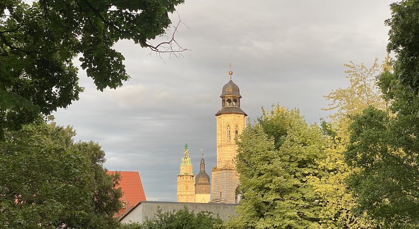 Dreitürmeblick in Bad Langensalzaer Abendsonne (Foto: oas)