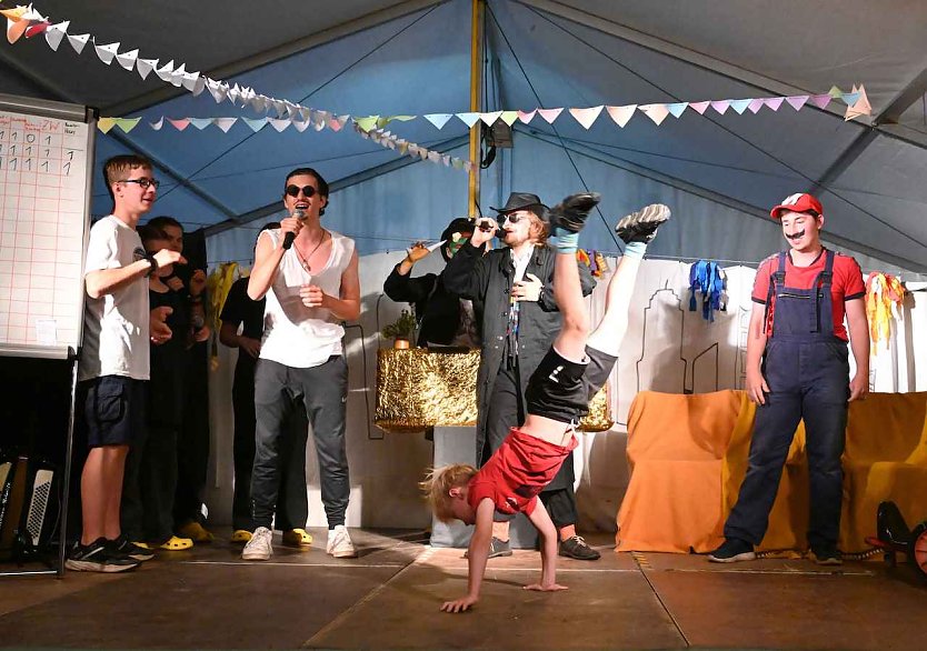 Spiel, Spaß und Theater auch am letzten Tag des KILA-Handwerkeramps (Foto: Öffentlichkeits-Team)