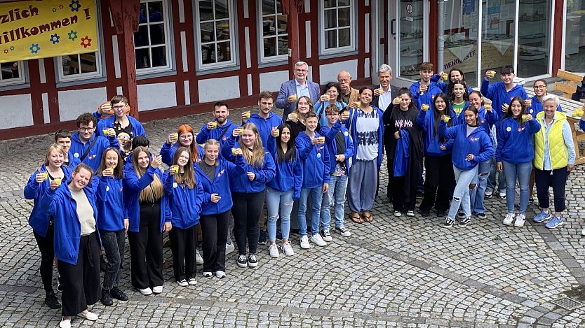 Jugendliche aus drei Nationen treffen sich in der Rothleimmühle (Foto: oas)