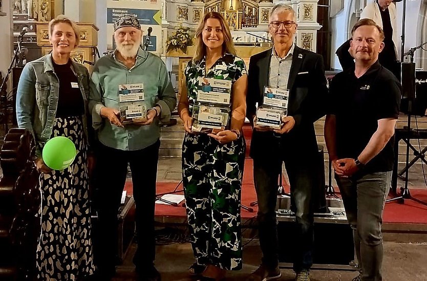 Von links nach rechts Nadine Schwerdt, Thomas Müller, Christina Hoch, Bertin Kaufhold, Jens Ritter (Foto: EK)