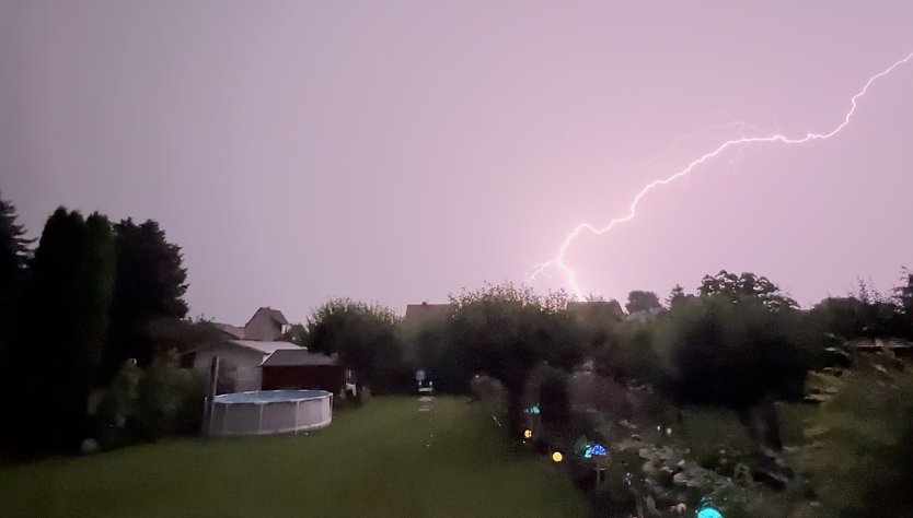 Gewitter gestern Abend (Foto: Anna Weitzl)