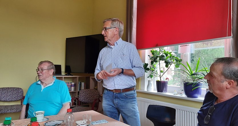 Manfred Kuksch besuchte den Verein der Behinderten in Sondershausen (Foto: D. Kieper)