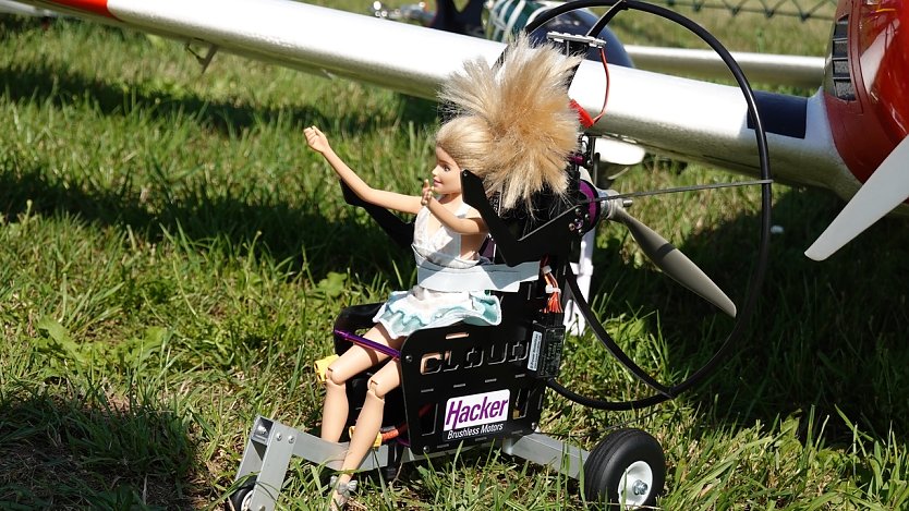 Auch Barbie konnte abheben (Foto: nnz)