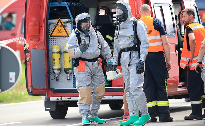 ABC-Alarm bei Berga (Foto: S.Dietzel)