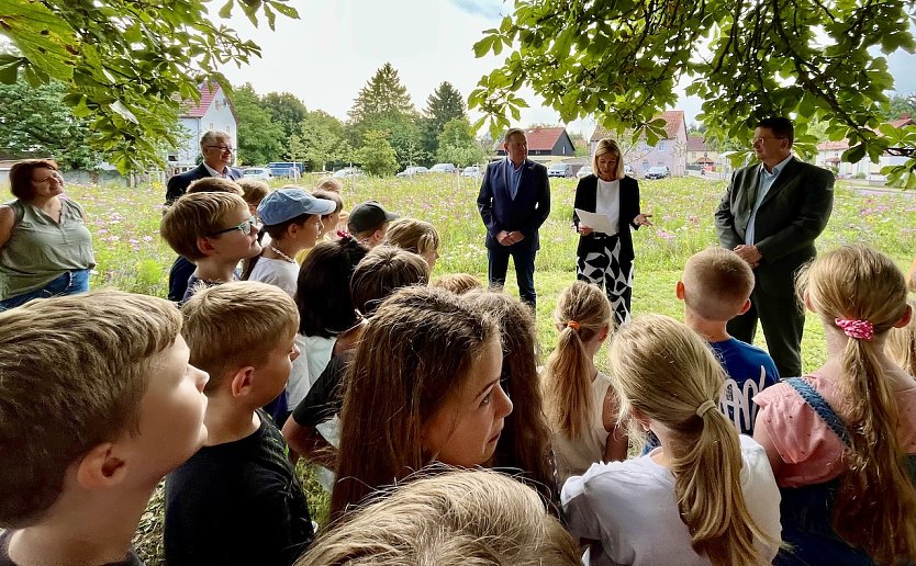 Eröffnung des blühenden Dorfangers (Foto: Stadtverwaltung Nordhausen)