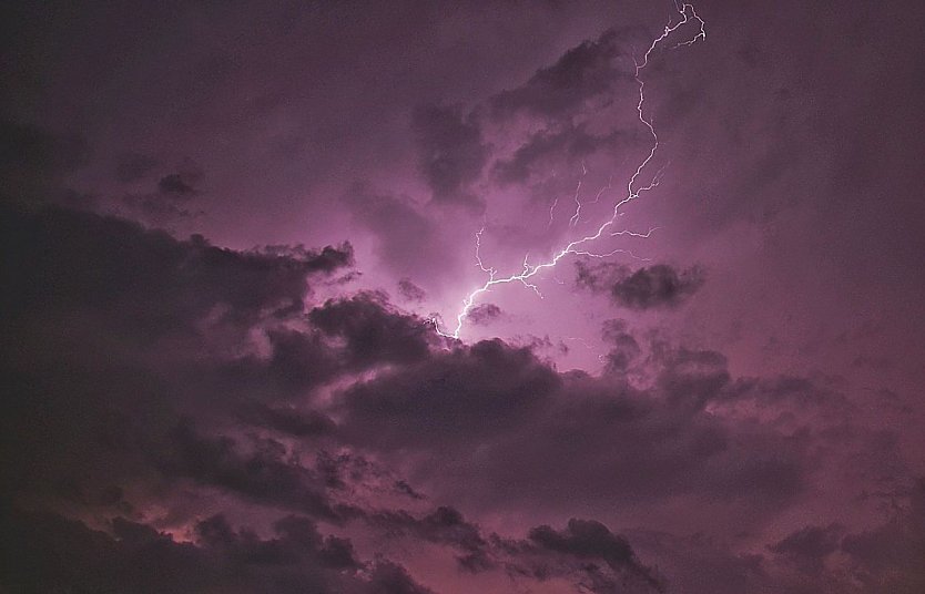 Die straken Unwetter richteten im Kreis keine größeren Schäden an (Foto: E.Krahl)