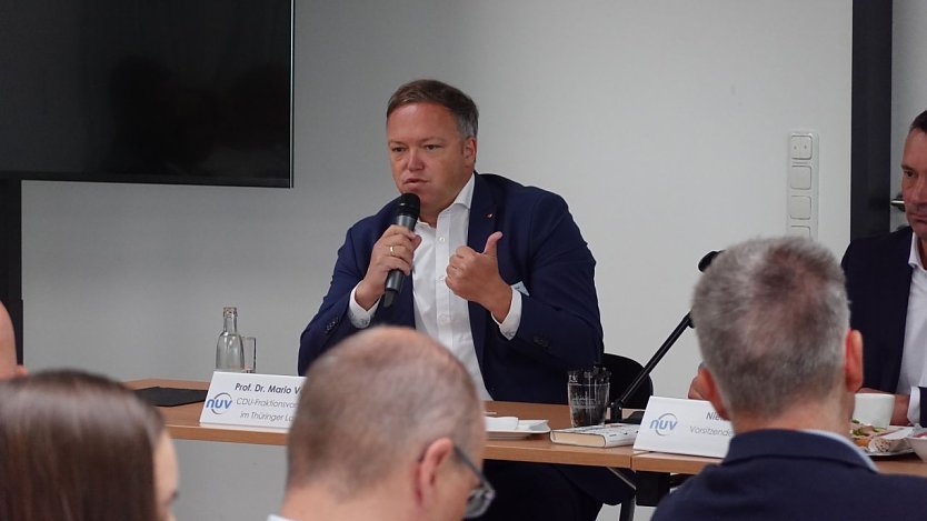 Der CDU Fraktionsvorsitzende im Landtag, Mario Voigt (Foto: NUV)