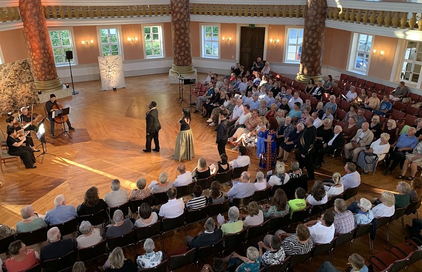 Opernerzählung "AIDA" im Achteckhaus in Sondershausen (Foto: Eva Maria Wiegand)