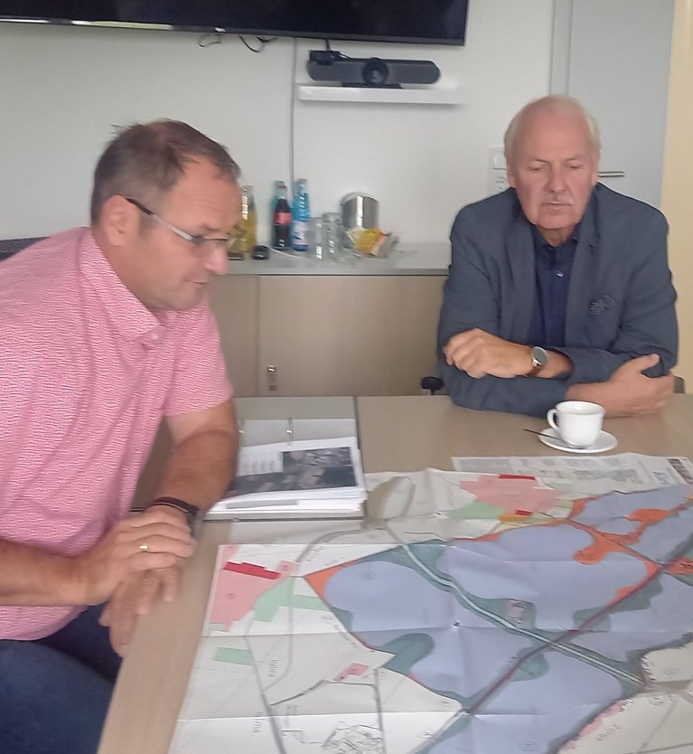 Stefan Marx zu Besuch bei den Nordhäuser Kieswerken (Foto: FDP Nordhausen)