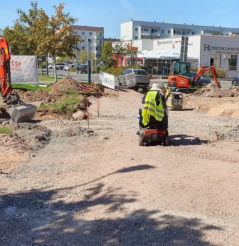 Baustelle in Nordhausen Nord (Foto: Privat)