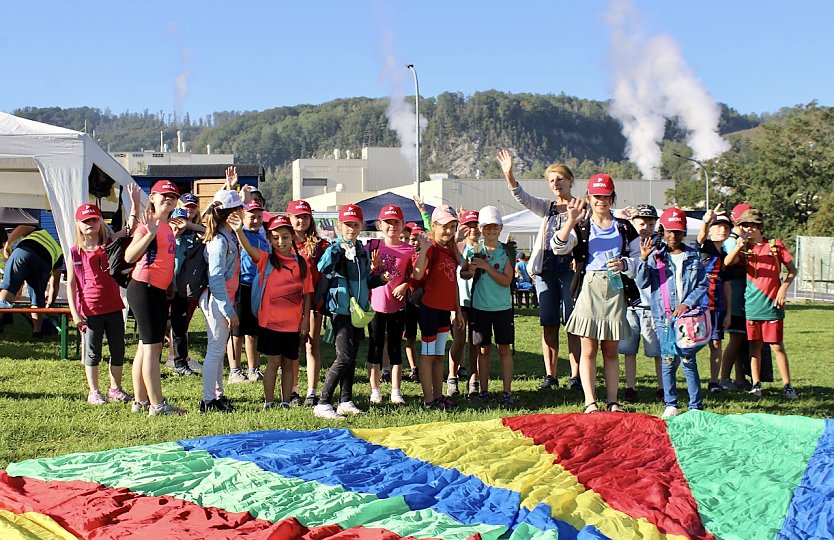 Superstimmung bei schönstem Sommerwetter huet in Rottleberode (Foto: oas)