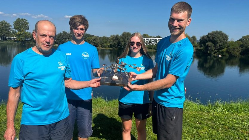  Mannschaftswertung Maro u. mit den Greizer Partnern Miriam u. Raffael 1. Platz (Foto: TSC Neptun)