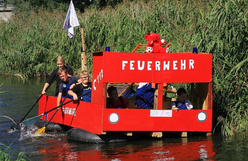 Wipperregatter zum 140-jährigen Jubiläum der Feuerwehr Sondershausen-Mitte (Foto: S. Dietzel)