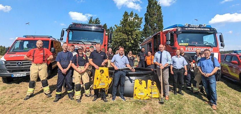 Sondershäuser Feuerwehr bekommt neue Ausrüstung für den Ernstfall (Foto: Janine Skara)