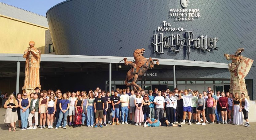 Besuch bei "Harry Potter" (Foto: Humboldt-Gymnasium)
