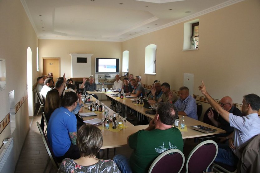 Ausschusssitzung in der Alten Schmiede in Hochstedt (Foto: agl)