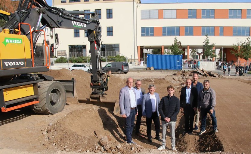 Baustart am Humboldt-Gymnasium (Foto: agl)