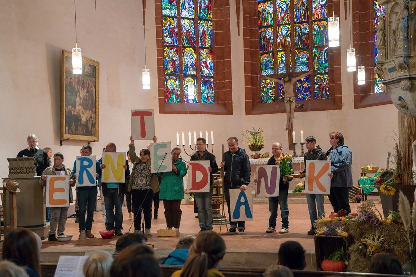 Erntedankfest der Lebenshilfe in der Blasii-Kirche (Foto: Nordthüringer Lebenshilfe)