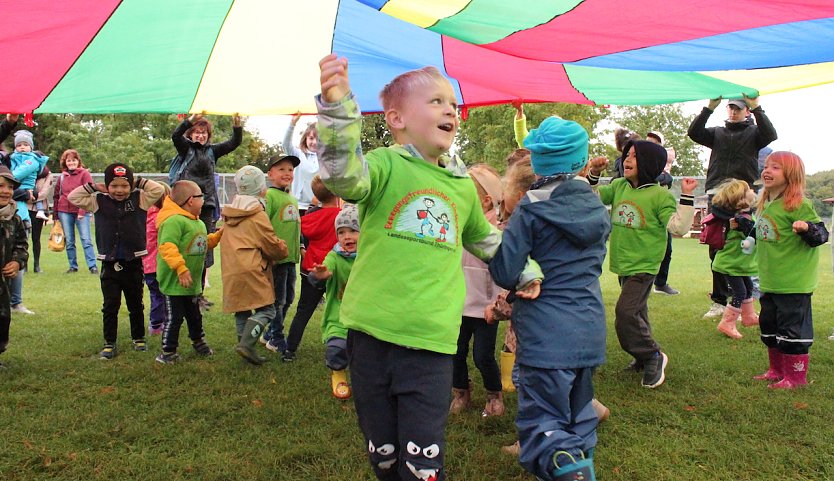 Mit der Arche Noah auf dem Possen (Foto: Jana Metz Leiterin Evangelische Kita „Arche Noah“ II)