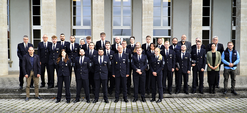21 neue Beamte für Nordthüringen (Foto: Landespolizeiinspektion Nordhausen)