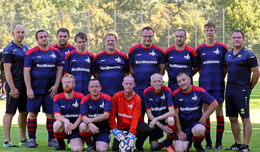 Die Nordhäuser Fußballer der Lebenshilfe (Foto: Marko Gaßmann)