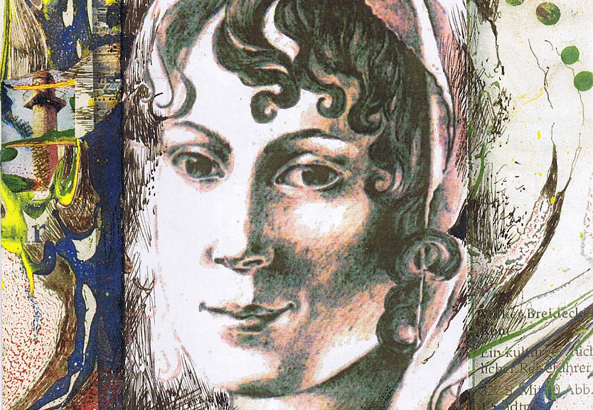 Collage Caroline von Humboldt (Foto: H.Kneffel)