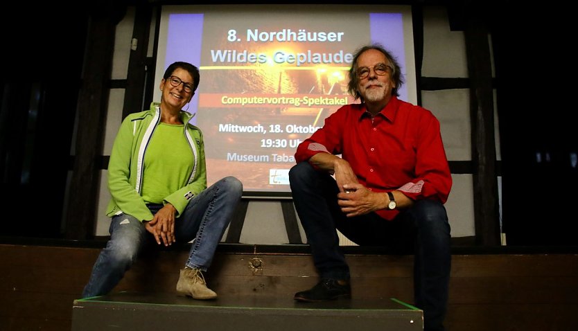 Sabine Schröder und Jürgen Rennebach präsentieren im Tabakspeicher wieder das "Wilde Geplauder" (Foto: agl)