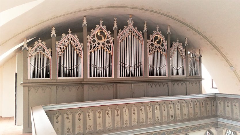 Witzmann-Orgel in der Kirche Großenehrich, erbaut 1851 von August Witzmann  (Foto: St. Crucis-Kirche Großenehrich )