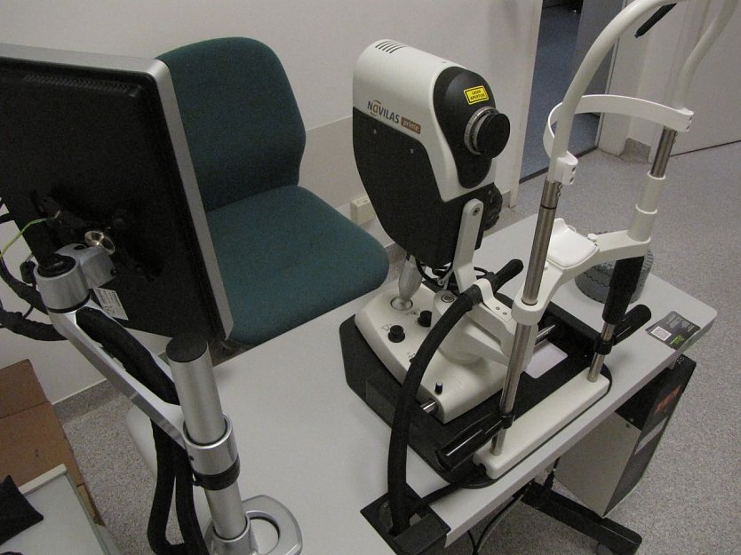 Neues Laser-System zur Behandlung von Netzhauterkrankungen (Foto: Südharz-Klinikum)