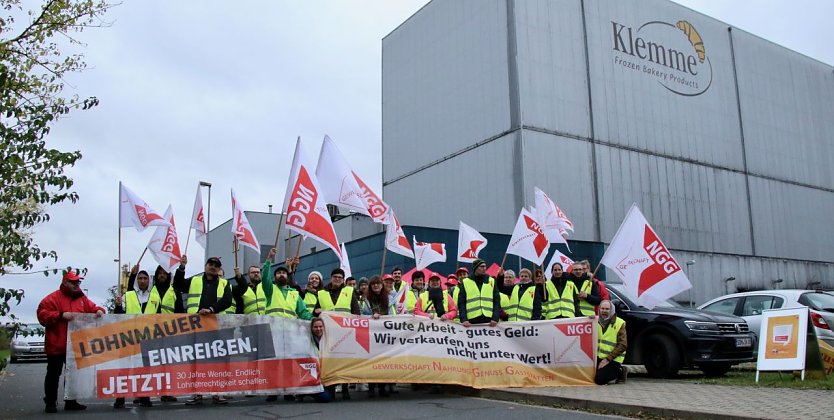Streik bei Klemme in Nordhausen (Foto: agl)