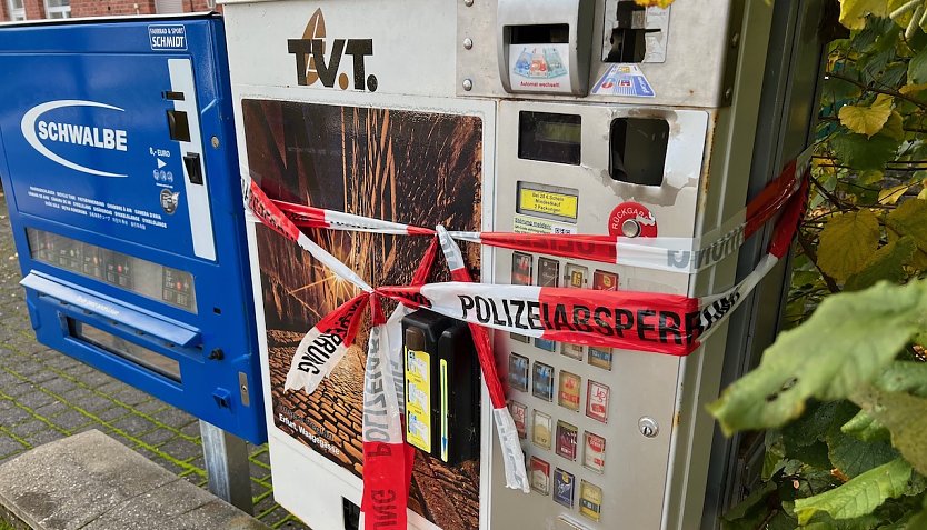 Zerstörter Automat ins Kleinfurra (Foto: S.Dietzel)