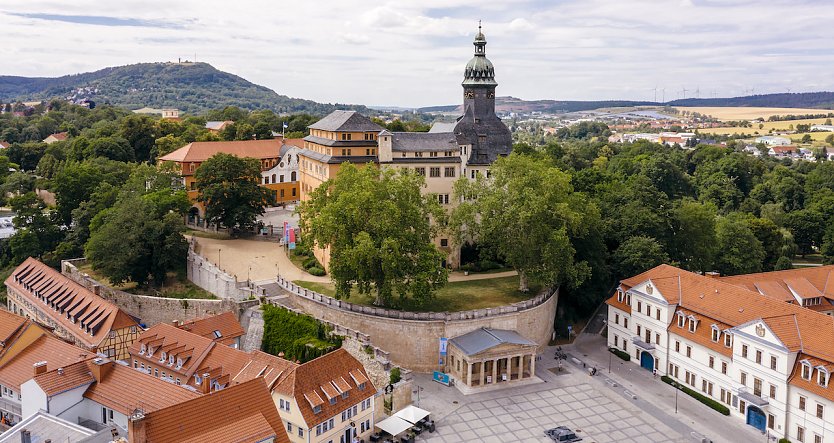 Luftaufnahme mit Schloss Sondershausen (Foto: Marcus Glahn)
