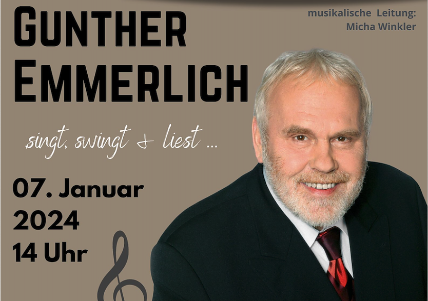 Neujahrskonzert mit Gunther Emmerlich (Foto: Heimat-und Kulturverein  Bleicheröder Berge-Hainleite)
