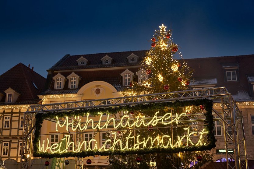 Mühlhausen lockt im Advent nicht nur mit dem Weihnachtsmarkt (Foto: Tino Sieland)