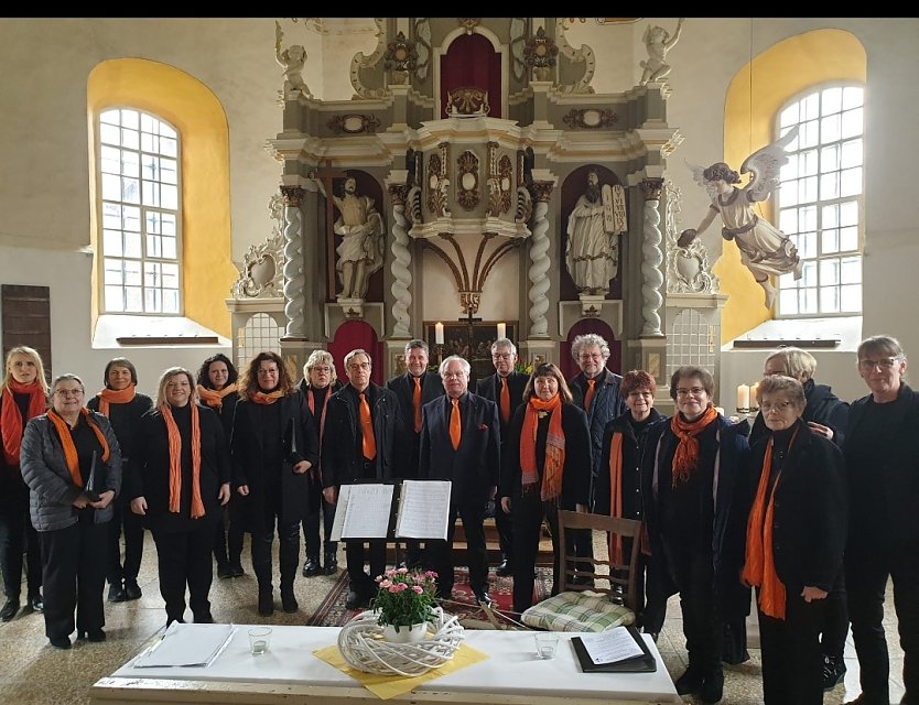 Der Cantamus Chor freut sich wieder auftreten zu können (Foto: Gerald Schütze)