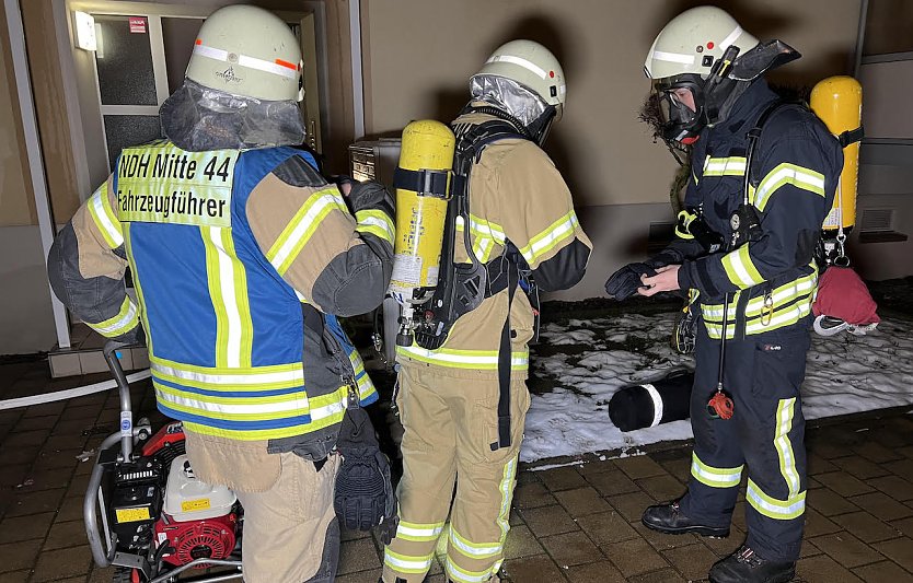 Einsatz der Feuerwehren in Nordhausen (Foto: S.Dietzel)