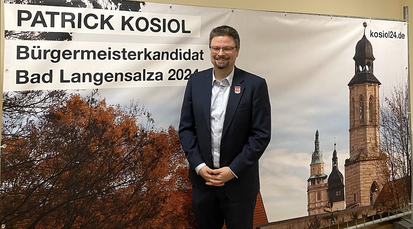 Der Bad Langensalzaer Patrick Kosiol will im Mai Bürgermeister seiner Stadt werden  (Foto: oas)