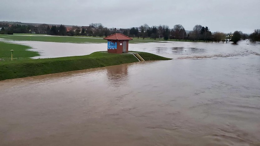 Weiter Hochwassergefahr im Landkreis (Foto: J.Piper)