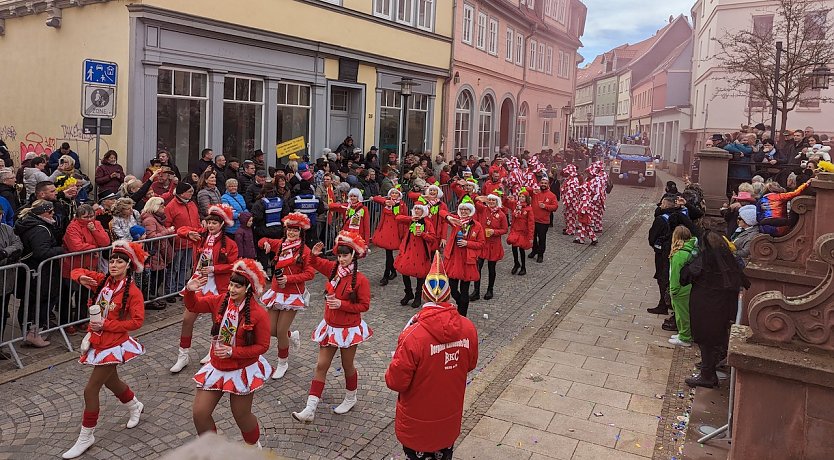 Rosenmontagsumzug in Sondershausen (Foto: Stadtverwaltung Sondershausen)