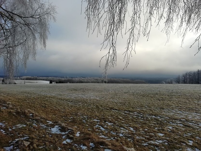Frostig frisch ist es auch im Harz bei Sophienhof (Foto: W. Jörgens)