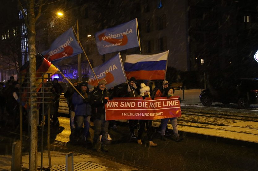 Demonstration in Nordhausen (Foto: agl)