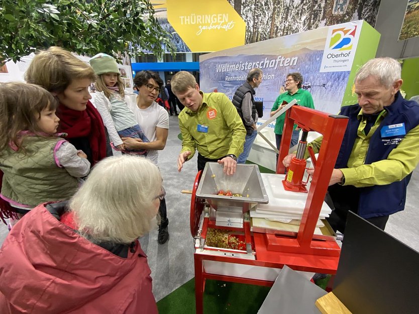 Der Verein Hohe Schrecke auf der Grünen Woche (Foto: C. Semper)