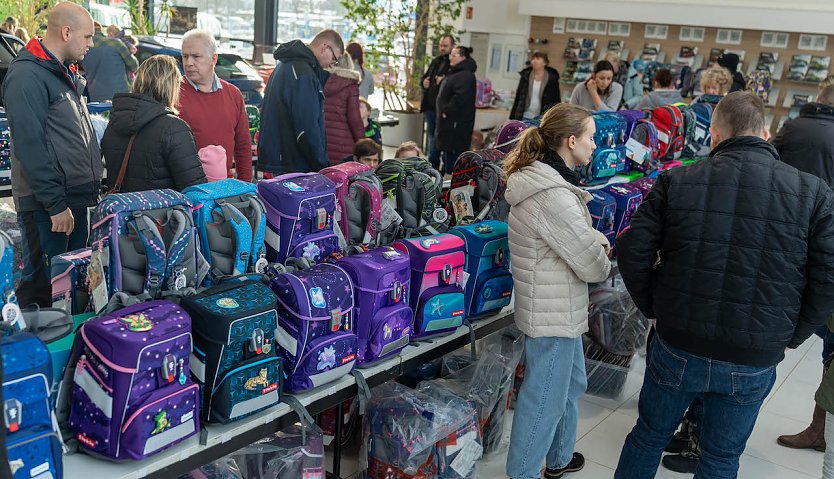 Viel Andrang gestern beim Schulranzentag (Foto: S.Tetzel)