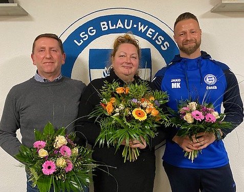 Der neue Vorstand der LSG blau-Weiß Großwechsungen (Foto: privat)