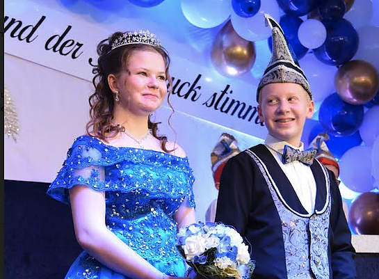 Das Görsbacher Kinderprinzenpaar, Prinz Moritz I. und Kronprinzessin Johanna I. (Foto: Dorit Steinecke)