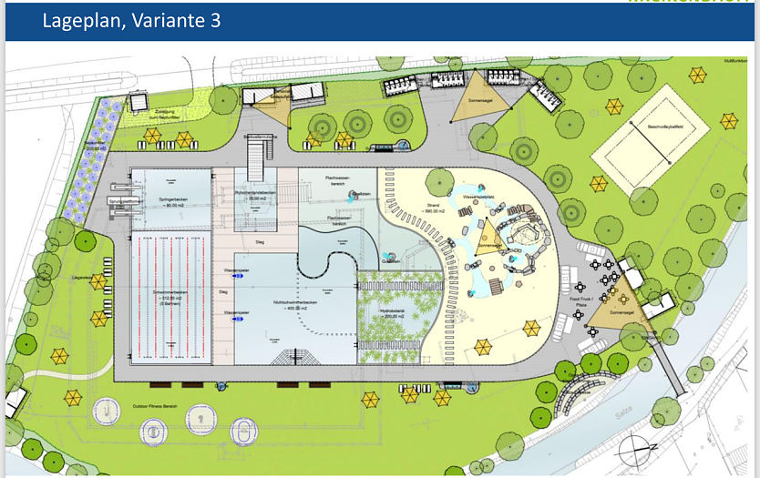 Entwurf für die Neugestaltung des Salza-Quellbades (Foto: Badehaus Nordhausen)