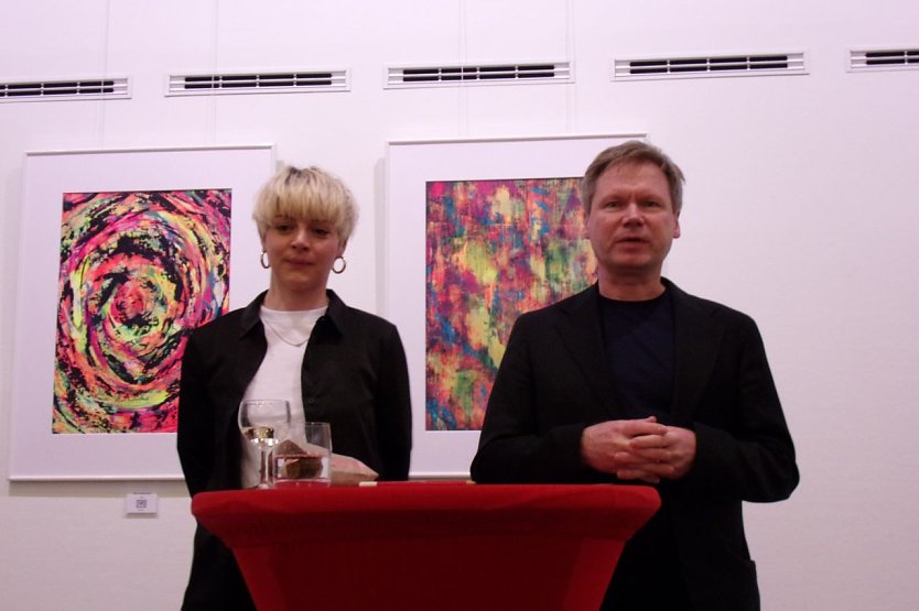 v.l.: Friederike Lägel und Mario Molnár (Foto: Hans Georg Backhaus)