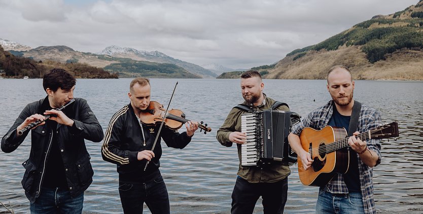 Diese vier schottischen Musiker gewannen den Young Scots Award 2024 (Foto: Agentur)