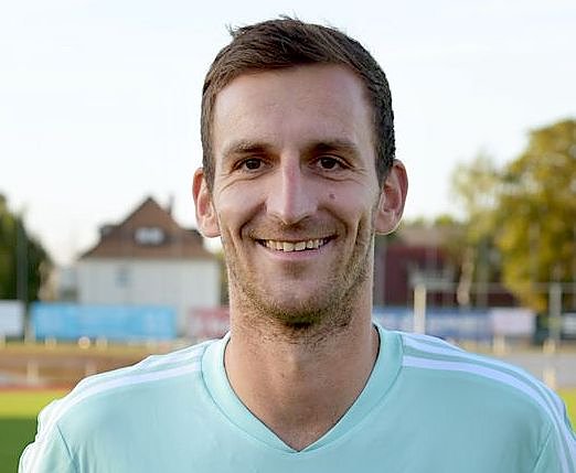 Max Domeinskihier noch im minigrünen Spielertrikot wird Sportlicher Leiter in Bad Langensalza (Foto: FSV Preußen)