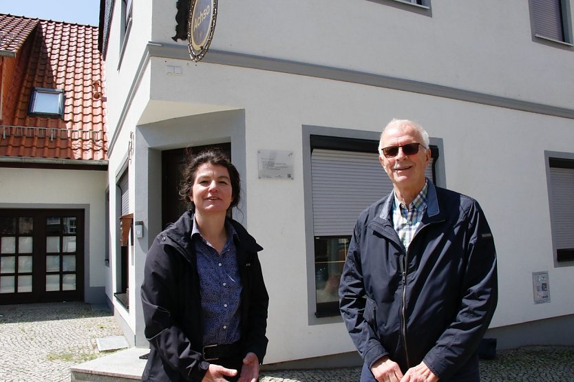 Pia Wienrich und Jochen Einenckel begleiten das Projekt (Foto: agl)